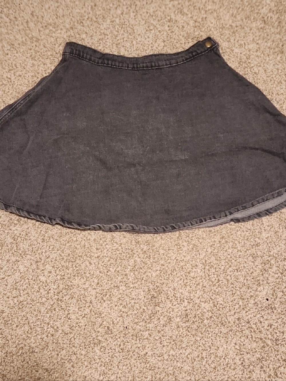 American Apparel Charcoal Circle Skater Skirt
